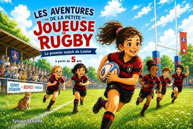 Couverture du livre Les Aventures de la Petite Joueuse de Rugby de Sylvain Segura