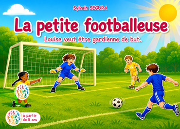 Couverture du livre La petite footballeuse de Sylvain Segura